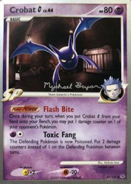 Crobat G LV.44 (47/127) (Happy Luck - Mychael Bryan) [World Championships 2010] (Online Only)