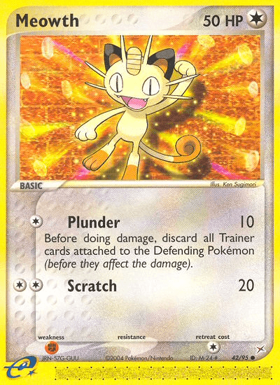 Meowth (42/95) [EX: Team Magma vs Team Aqua] (Online Only)