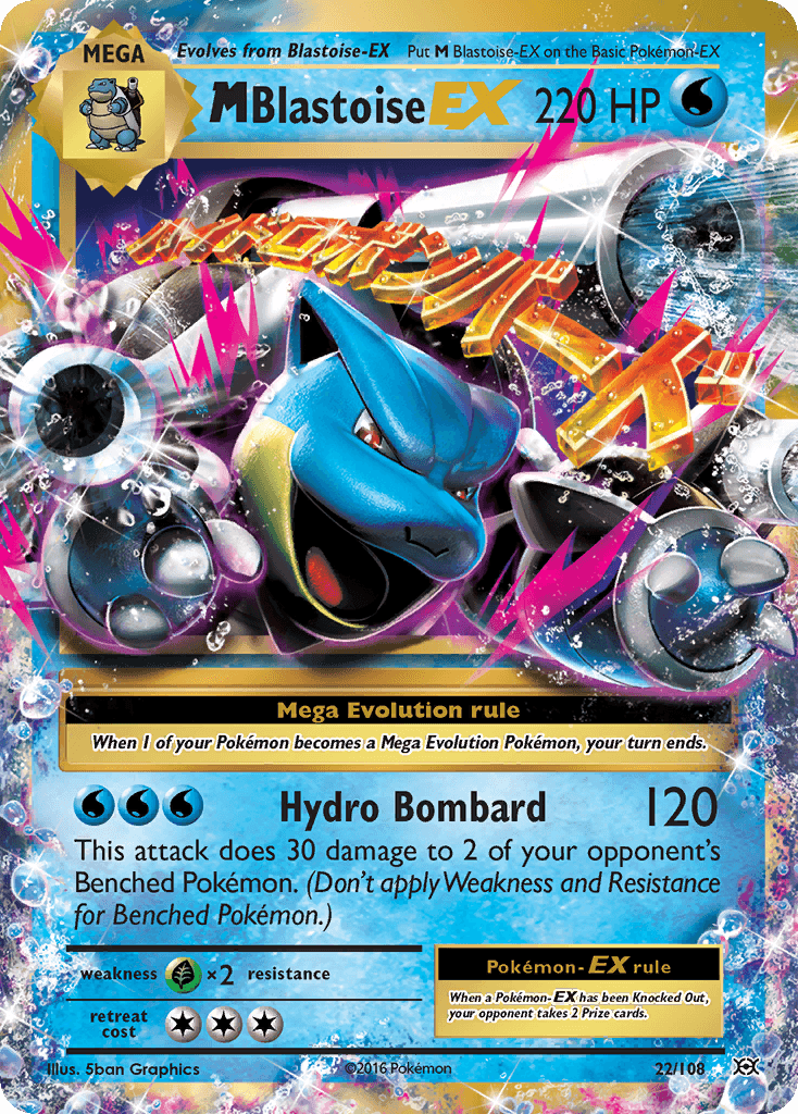 M Blastoise EX (22/108) [XY: Evolutions] (Online Only)