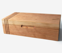 Tea Chest - American Cherry - 8 Compartments (ONLINE ORDER ONLY)