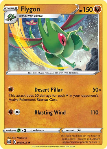 Flygon (076/172) [Sword & Shield: Brilliant Stars] (Online Only)