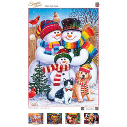 Sparkle & Shine - Family Portrait 500 Piece Glitter Jigsaw Puzzle (ONLINE ORDER ONLY)
