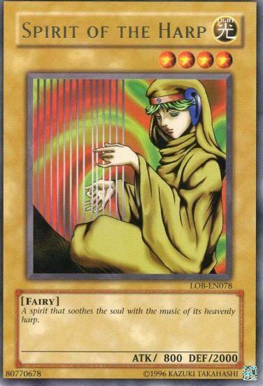 Spirit of the Harp [LOB-EN078] Rare (ONLINE ORDER ONLY)