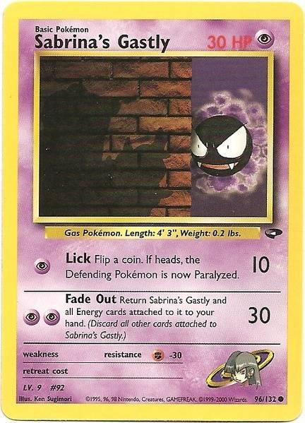 Sabrina's Gastly (96/132) [Gym Challenge Unlimited] (Online Only)