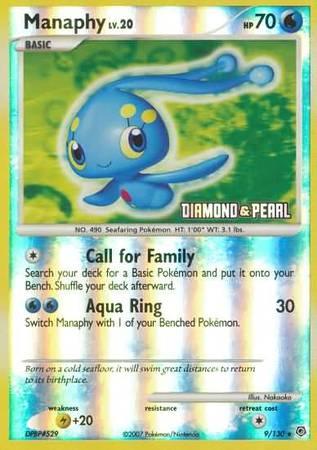 Manaphy (9/130) [Burger King Promos: 2008 Collection] (Online Only)