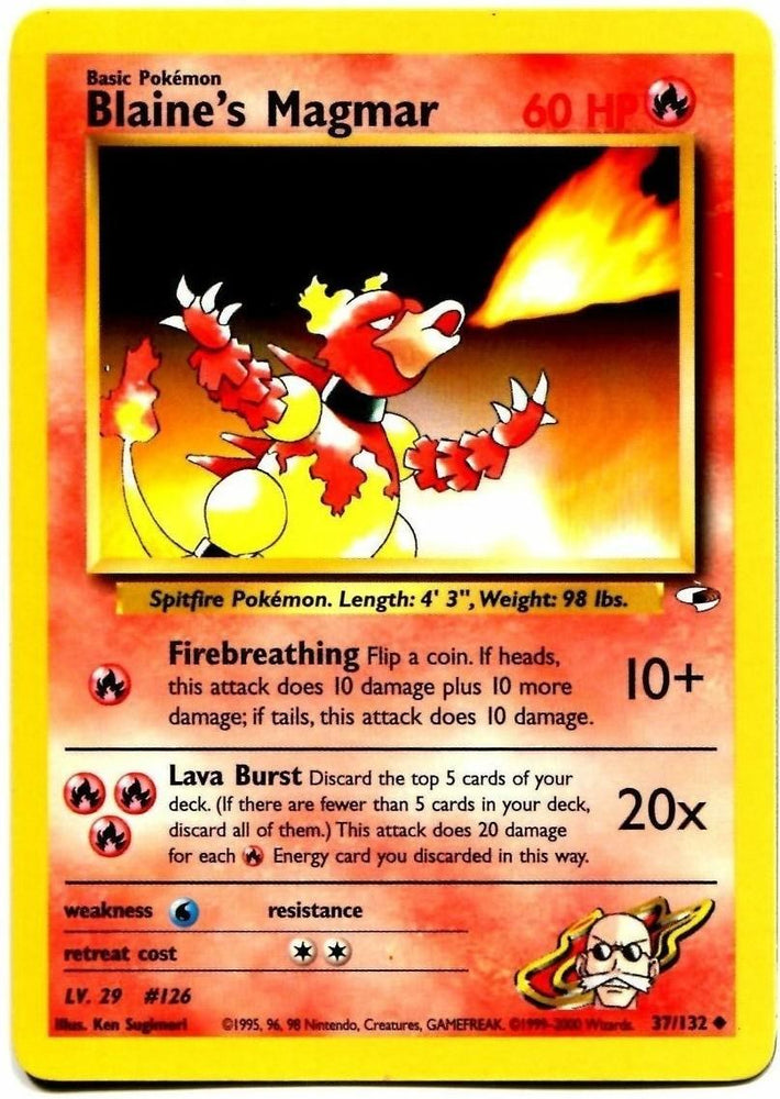 Blaine's Magmar (37/132) [Gym Heroes Unlimited] (Online Only)