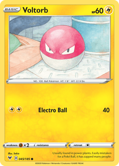 Voltorb (045/185) [Sword & Shield: Vivid Voltage] (Online Only)