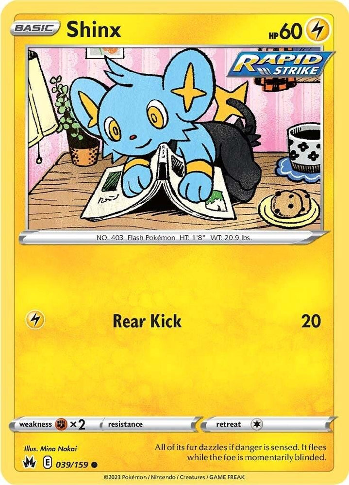 Shinx (039/159) (39) [Sword & Shield: Crown Zenith] (Online Only)