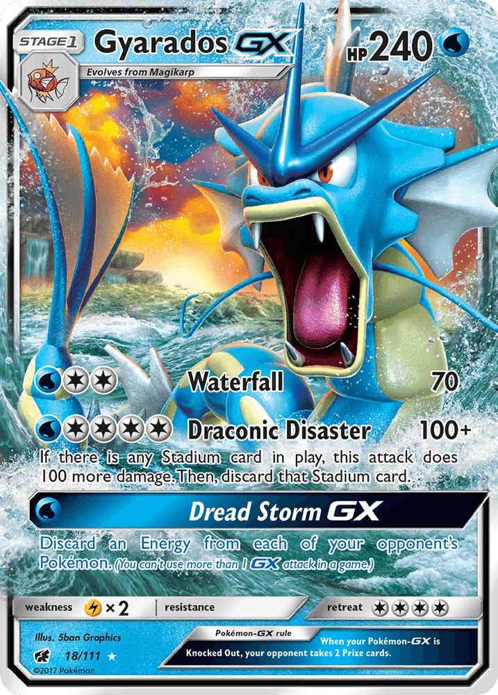Gyarados GX (18/111) [Sun & Moon: Crimson Invasion] (Online Only)
