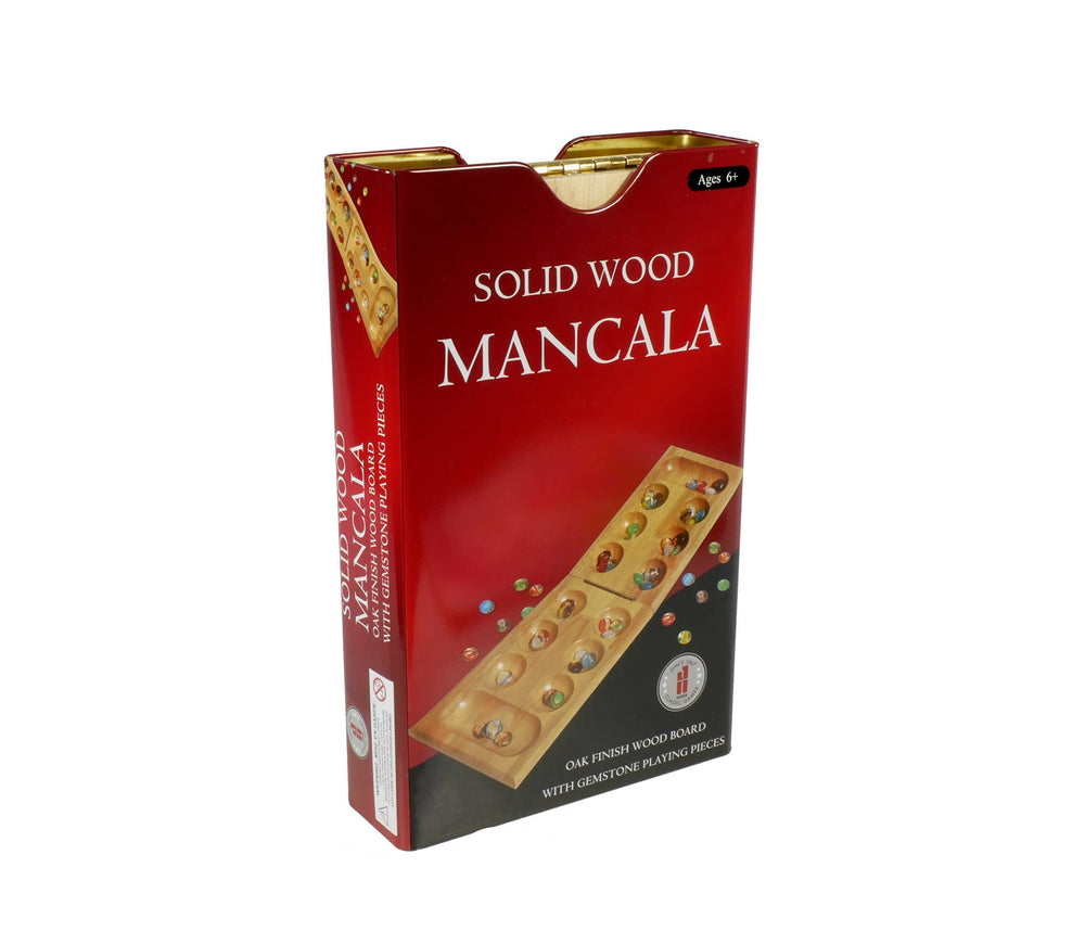 Wood Folding Mancala in Tin Case (ONLINE ORDER ONLY)