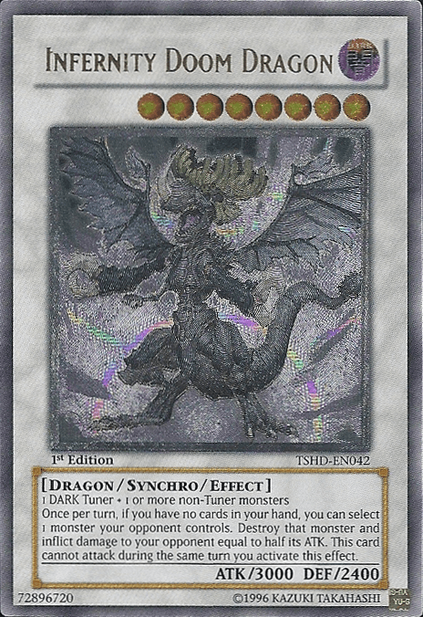 Infernity Doom Dragon [TSHD-EN042] Ultimate Rare (ONLINE ORDER ONLY)