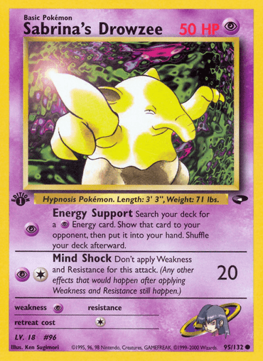 Sabrina's Drowzee (95/132) [Gym Challenge 1st Edition] (Online Only)