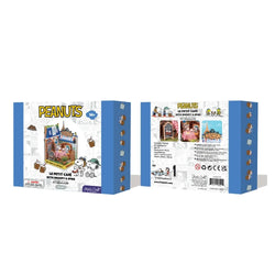 DIY Miniature Kit: Peanuts - Le Petit Cafe with Snoopy and Spike (ONLINE ORDER ONLY)