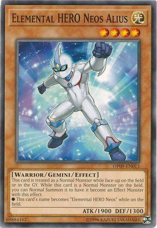 Elemental HERO Neos Alius [OP09-EN013] Common (ONLINE ORDER ONLY)