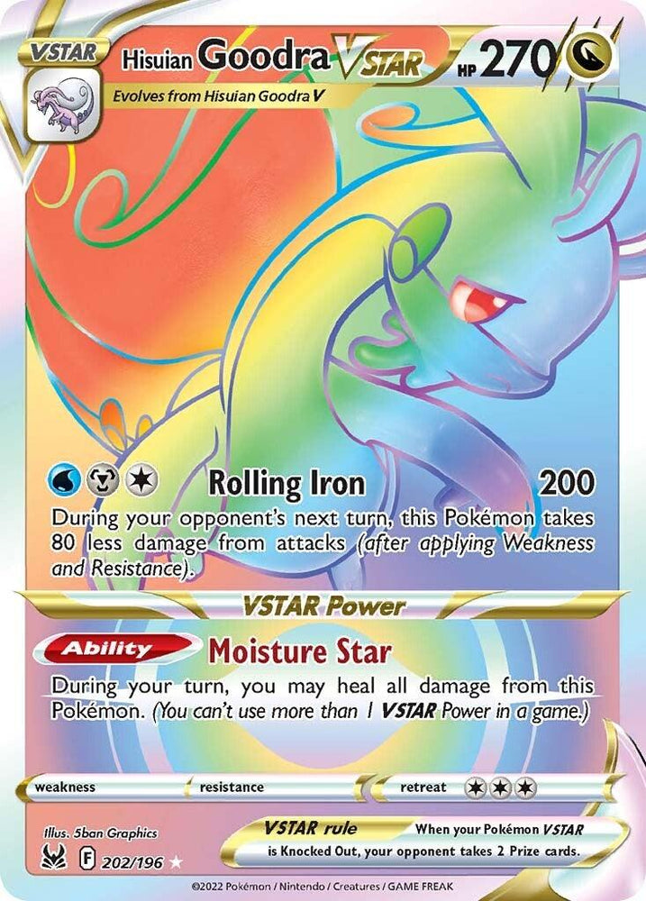 Hisuian Goodra VSTAR (202/196) [Sword & Shield: Lost Origin] (Online Only)