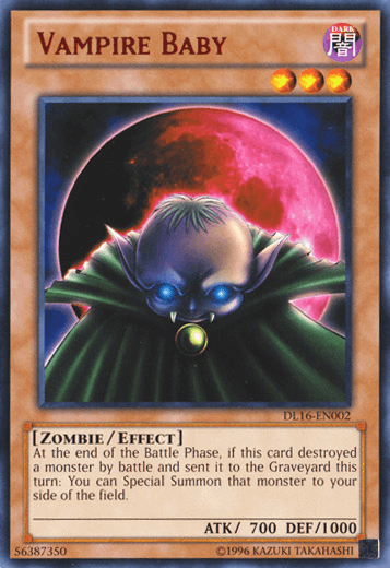 Vampire Baby (Red) [DL16-EN002] Rare (ONLINE ORDER ONLY)