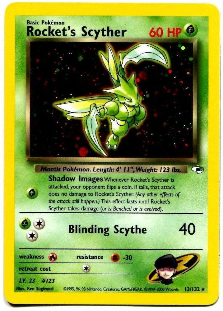 Rocket's Scyther (13/132) [Gym Heroes Unlimited] (Online Only)