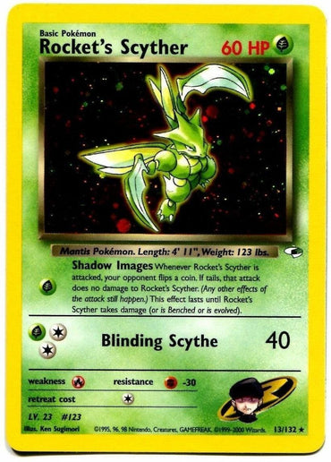 Rocket's Scyther (13/132) [Gym Heroes Unlimited] (Online Only)