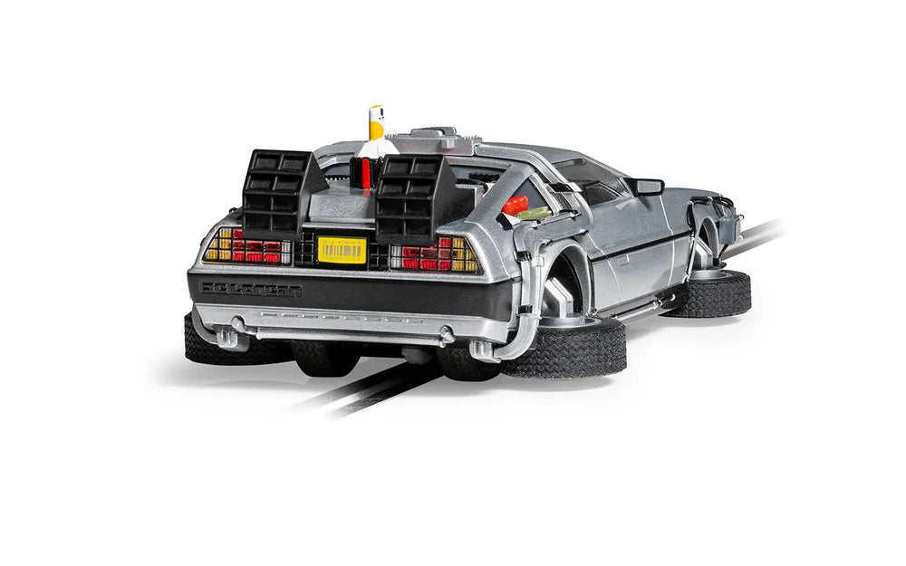 Scalextric Back to the Future Part II 1:32 scale Flying DeLorean Time Machine Slot Car (ONLINE ORDER ONLY)