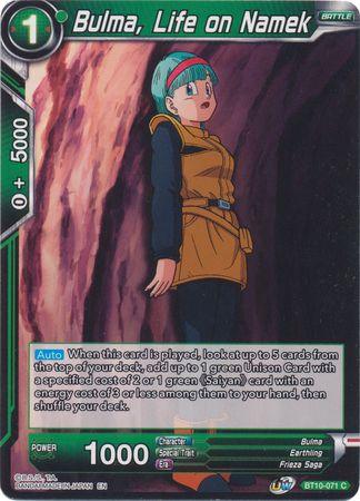 Bulma, Life on Namek (BT10-071) [Rise of the Unison Warrior 2nd Edition] (ONLINE ORDER ONLY)