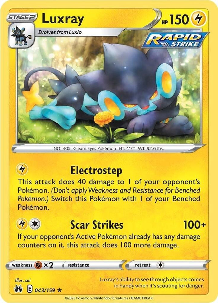 Luxray (043/159) (43) [Sword & Shield: Crown Zenith] (Online Only)