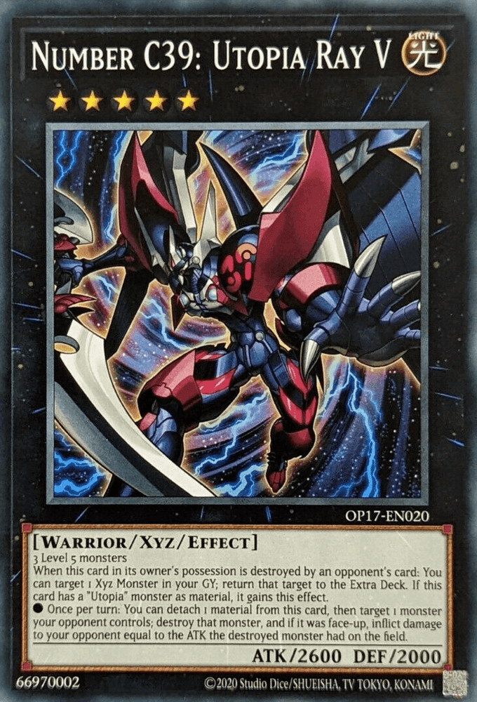 Number C39: Utopia Ray V [OP17-EN020] Common (ONLINE ORDER ONLY)