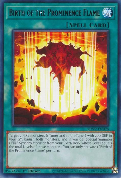 Birth of the Prominence Flame [MP22-EN098] Rare (ONLINE ORDER ONLY)