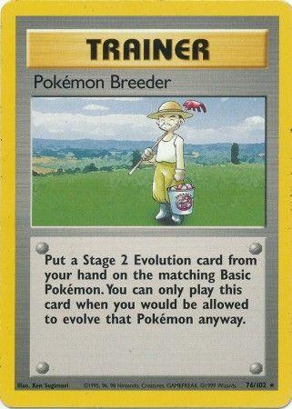 Pokemon Breeder (76/102) [Base Set Unlimited] (Online Only)