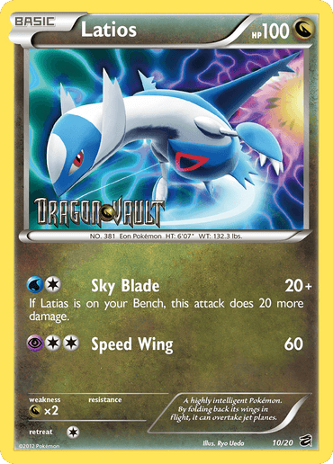 Latios (10/20) (Blister Exclusive) [Black & White: Dragon Vault] (Online Only)