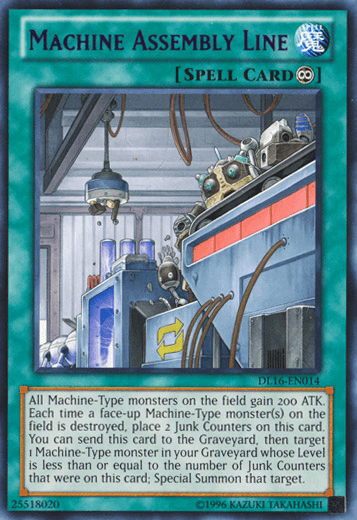 Machine Assembly Line (Purple) [DL16-EN014] Rare (ONLINE ORDER ONLY)