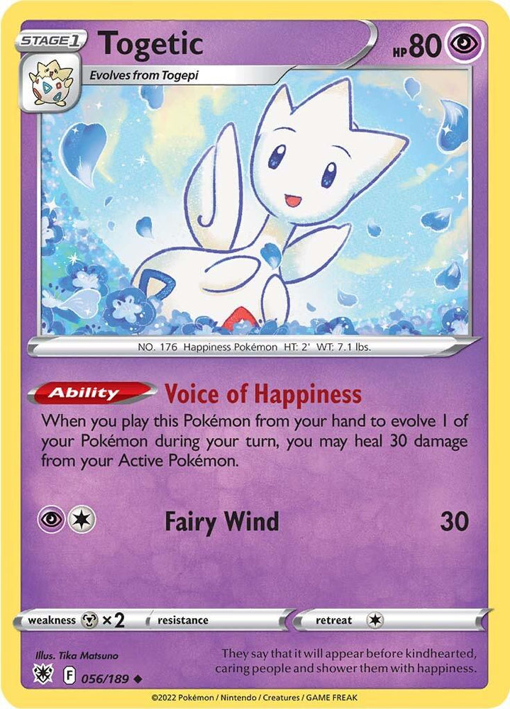 Togetic (056/189) [Sword & Shield: Astral Radiance] (Online Only)