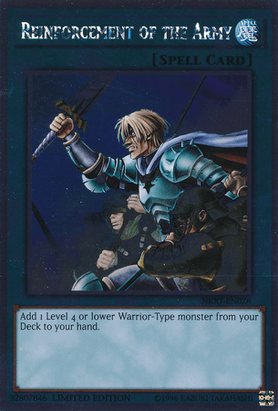 Reinforcement of the Army [NKRT-EN026] Platinum Rare (ONLINE ORDER ONLY)