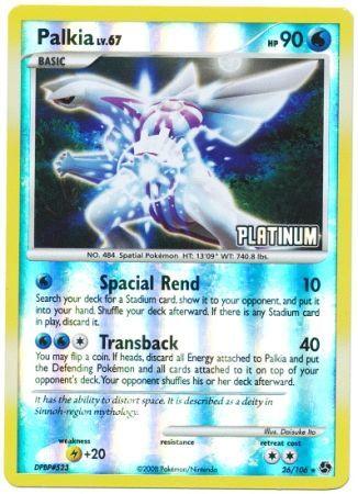 Palkia (26/106) [Burger King Promos: 2009 Collection] (Online Only)
