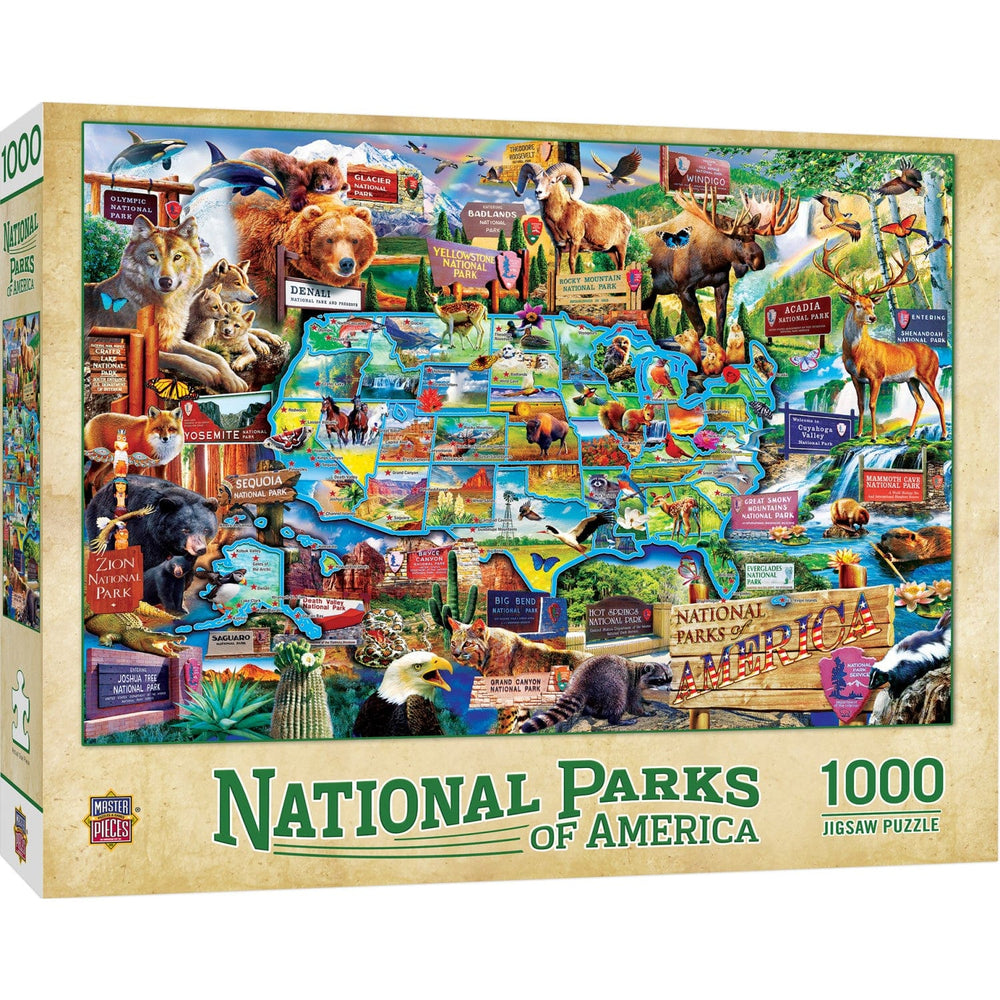 National Parks of America 1000 Piece Jigsaw Puzzle (ONLINE ORDER ONLY)
