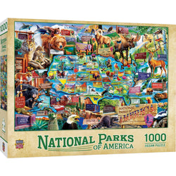 National Parks of America 1000 Piece Jigsaw Puzzle (ONLINE ORDER ONLY)