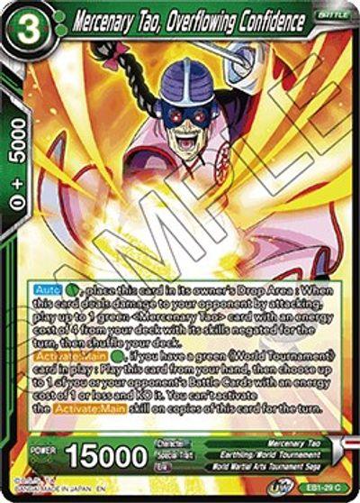 Mercenary Tao, Overflowing Confidence (EB1-29) [Battle Evolution Booster] (ONLINE ORDER ONLY)