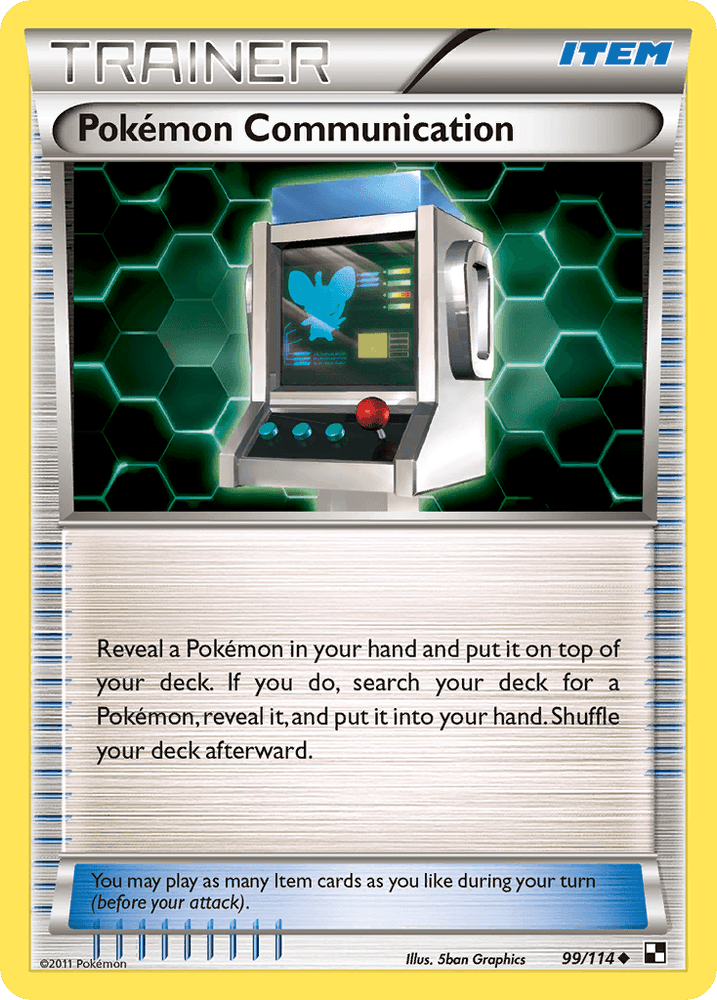 Pokemon Communication (99/114) [Black & White: Base Set] (Online Only)