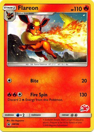 Flareon (SM186) (Charizard Stamp #27) [Battle Academy 2020] (Online Only)