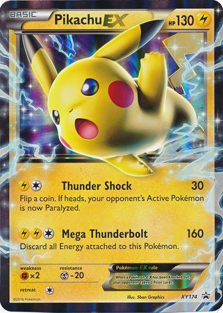 Pikachu EX (XY174) (Jumbo Card) [XY: Black Star Promos] (Online Only)