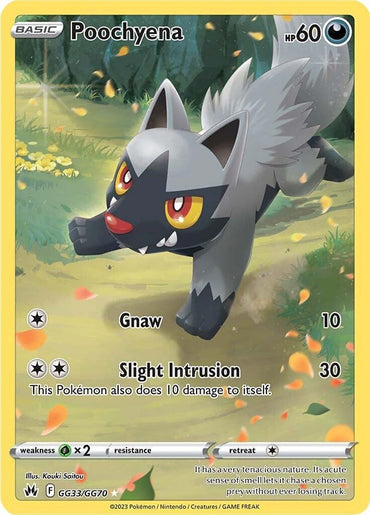 Poochyena (GG33/GG70) [Sword & Shield: Crown Zenith] (Online Only)