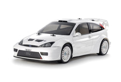 Tamiya 1/10 R/C 2003 4WD Ford Focus RS Custom (White Painted Body) 47495-A (ONLINE ORDER ONLY)