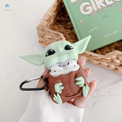 Star Wars Airpod Case Mandalorian Baby Yoda Grogu Silicon bumper keychain (ONLINE ORDER ONLY)
