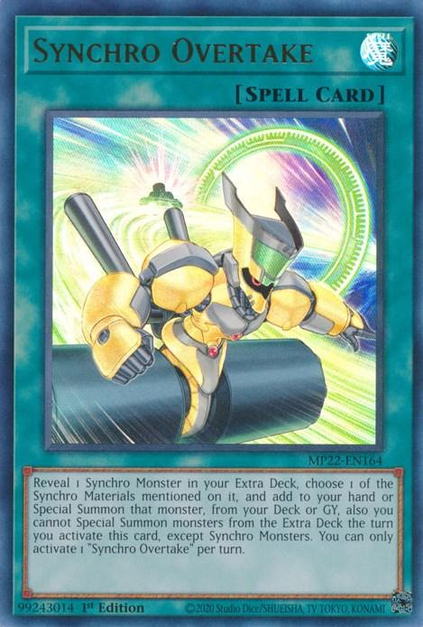 Synchro Overtake [MP22-EN164] Ultra Rare (ONLINE ORDER ONLY)