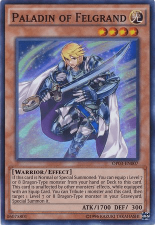 Paladin of Felgrand [OP03-EN007] Super Rare (ONLINE ORDER ONLY)