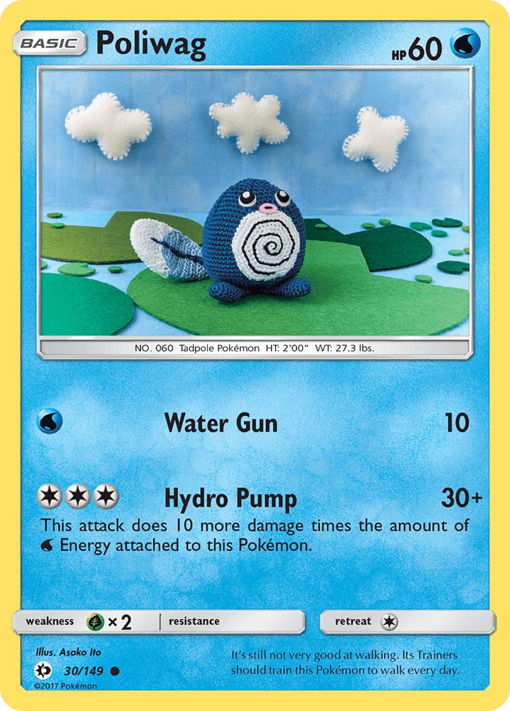 Poliwag (30/149) [Sun & Moon: Base Set] (Online Only)