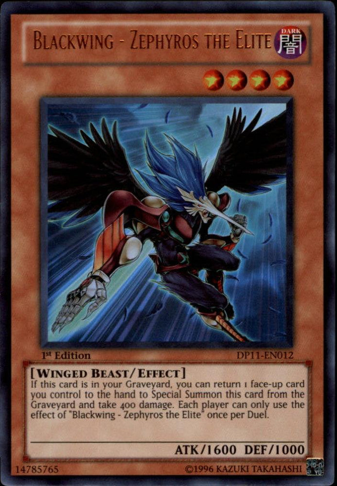Blackwing - Zephyros the Elite [DP11-EN012] Ultra Rare (ONLINE ORDER ONLY)