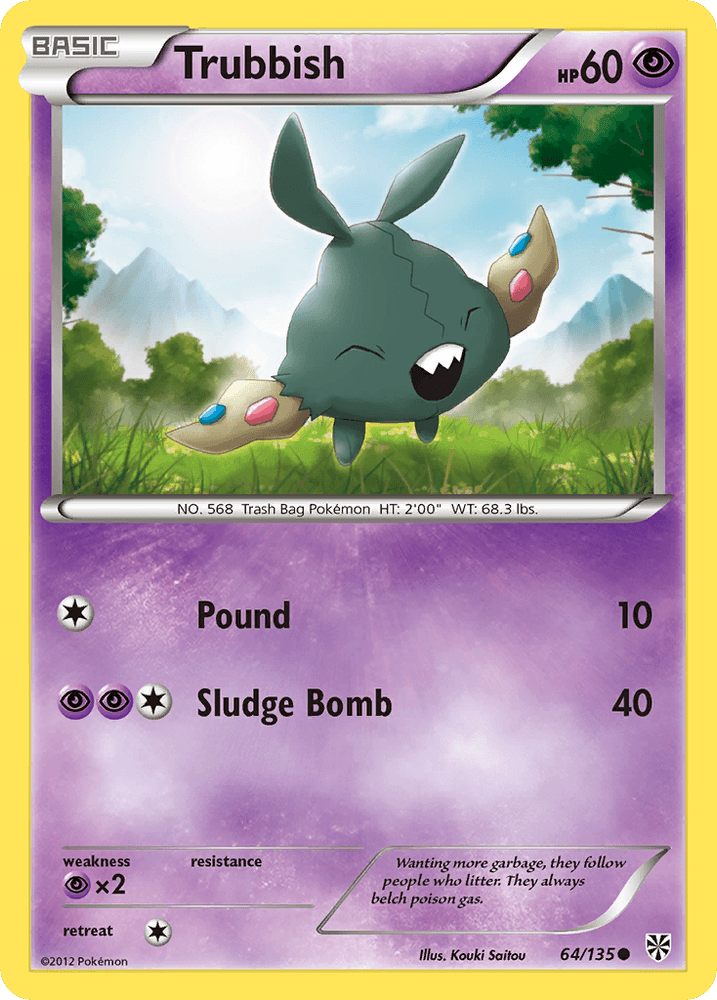 Trubbish (64/135) [Black & White: Plasma Storm] (Online Only)