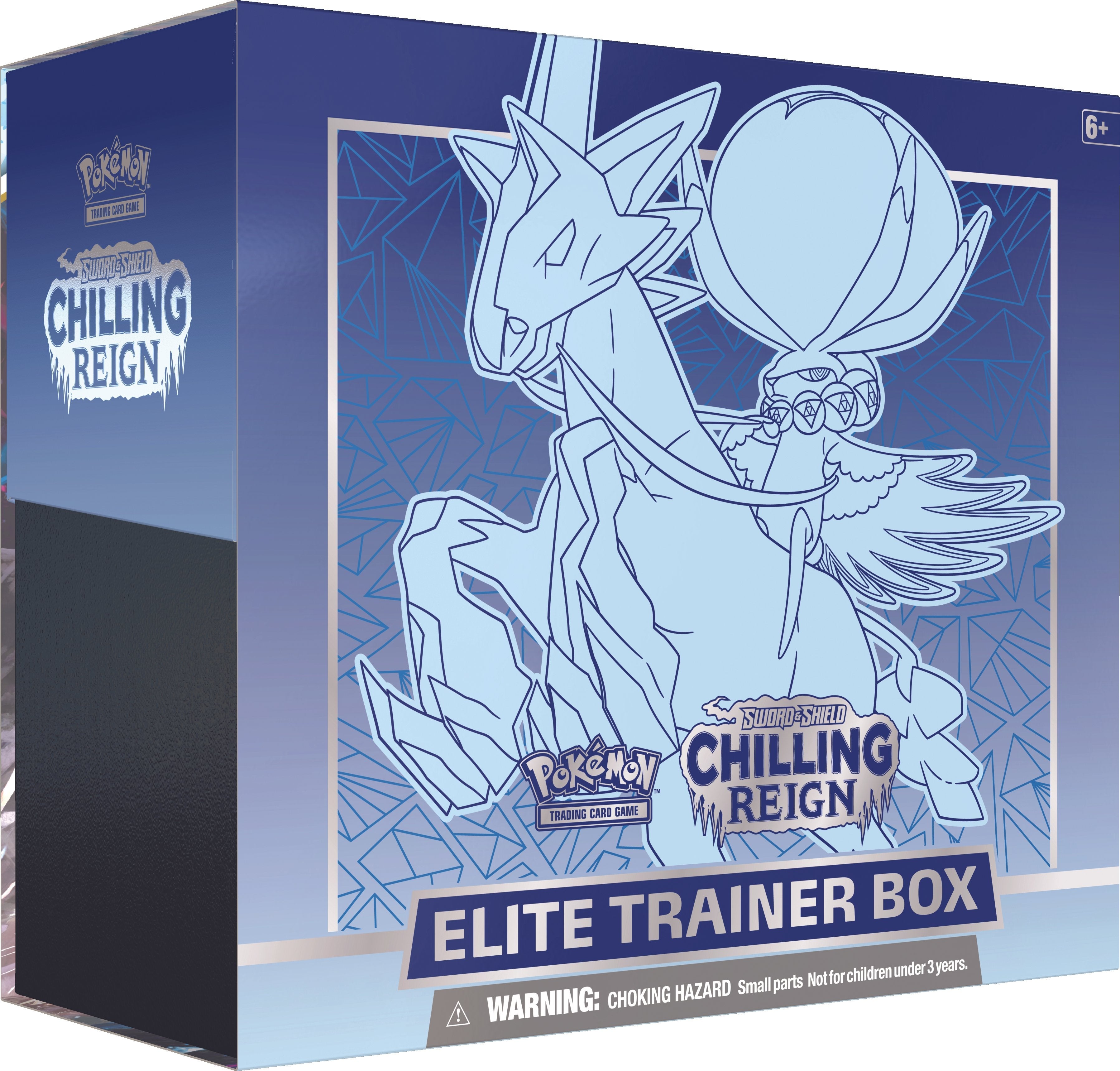 Sword & Shield: Chilling Reign - Elite Trainer Box (Ice Rider Calyrex) (ONLINE ORDER ONLY)