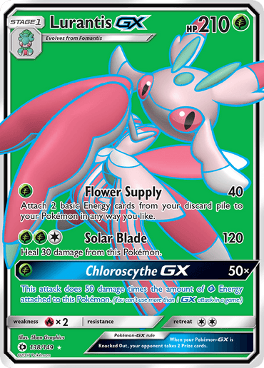 Lurantis GX (138/149) [Sun & Moon: Base Set] (Online Only)