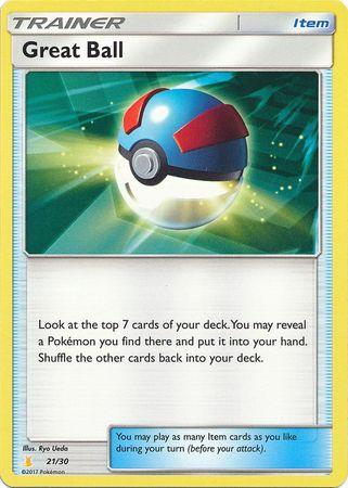 Great Ball (21/30) [Sun & Moon: Trainer Kit - Alolan Raichu] (Online Only)